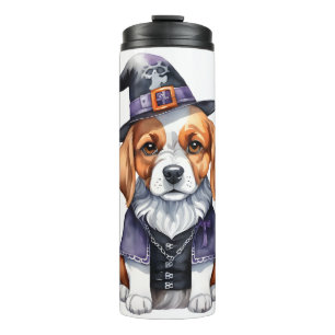 Garrafa Térmica Beagle Adorable Puppy Halloween Spooky Season