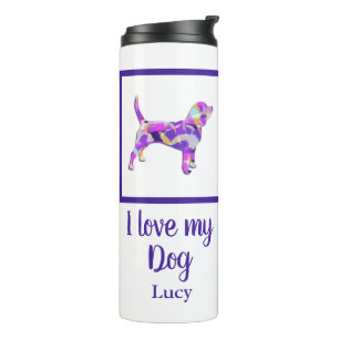 Garrafa Térmica Beagle Hound Dog Silhout PPY&B