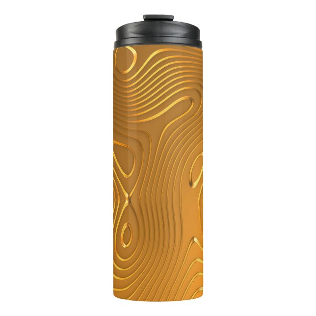 Garrafa Térmica Beautiful modern background texture with relief, p (Frente)