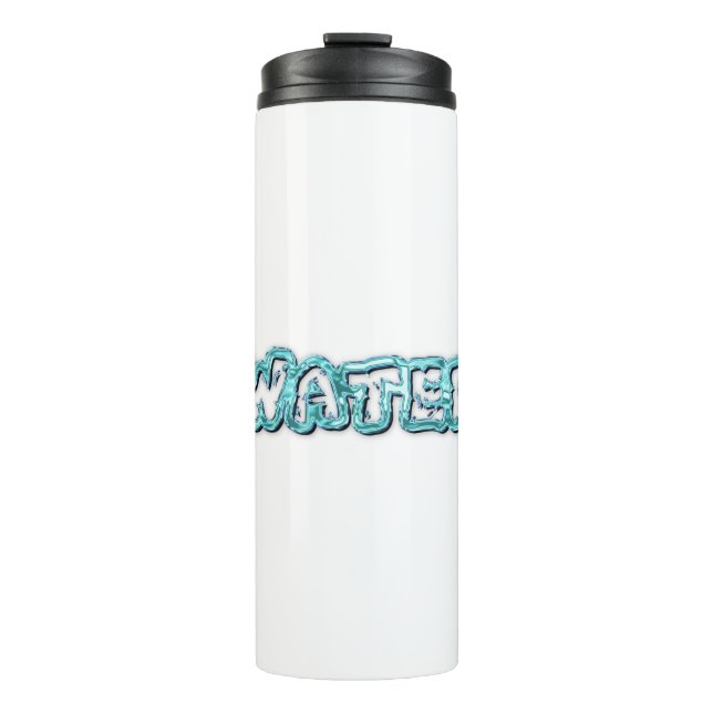 Garrafa Térmica Beber letras de água (Frente)