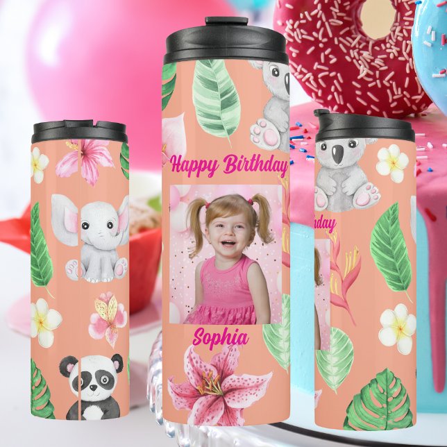 Garrafa Térmica Bebês Crianças Fotografia Presentes para o Anivers (Criador carregado)