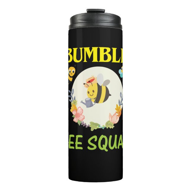 Garrafa Térmica Beekeeper Art Bumble Bee Squad (Frente)