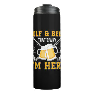 Garrafa Térmica Beer Drinker Golf E Beer Aniversário