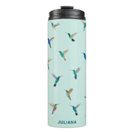 Garrafa Térmica Beija-flores Personalizados