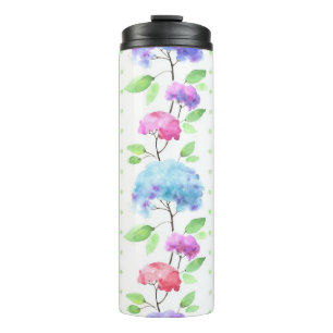 Garrafa Térmica Beira sem emenda vertical do teste padrão da