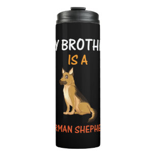 Garrafa Térmica Bekeeper Art Meu Irmão É Um German shepherd