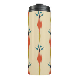 Garrafa Térmica Bela arte de abstrato étnica, Kasur sem costura