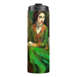 Garrafa Térmica Beleza em Verde