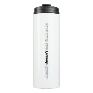 Garrafa Térmica Beleza não pede tumbler térmico