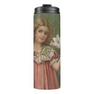 Garrafa Térmica Belezas de Páscoa, Ilustração Vintage, 1898