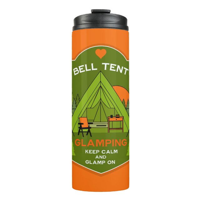 Garrafa Térmica Bell Tent Glamping (Frente)