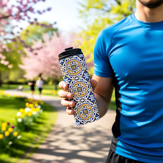 Garrafa Térmica 💙 Belo Azulejos IV (Beautiful blue Azulejos  Thermal Tumbler)