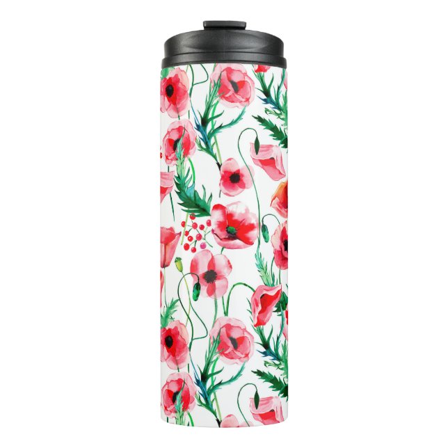 Garrafa Térmica Belo e maravilhoso verão de ervas no outono (Frente)