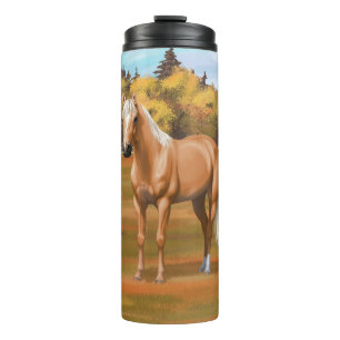 Garrafa Térmica Belo Palomino Quarter Horse Stallion