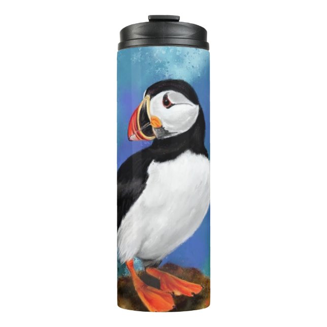 Garrafa Térmica Belo Puffin Thermal Tumbler no Atlântico (Frente)