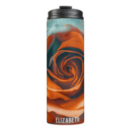 Garrafa Térmica Belo Rosa Moderno Dia Personalizado