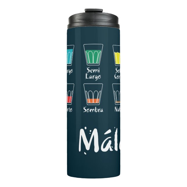 Garrafa Térmica Bem-vindo a Málaga 1: O Café (Frente)