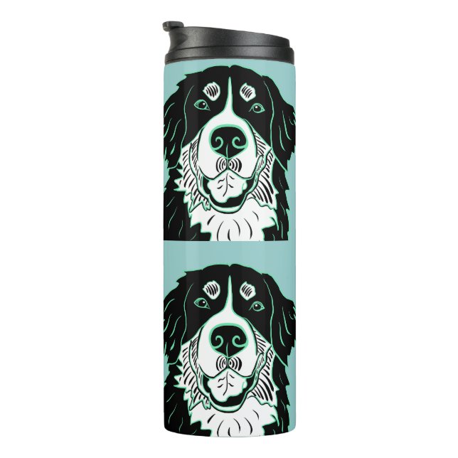 Garrafa Térmica Bernese Mountain Dog Latte Mug (Rotação à direita)