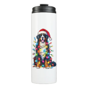 Garrafa Térmica Bernese Mountain Dog x Luzes de Natal