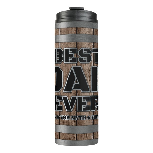 Garrafa Térmica Best Dad Ever Beer Barrel (Frente)