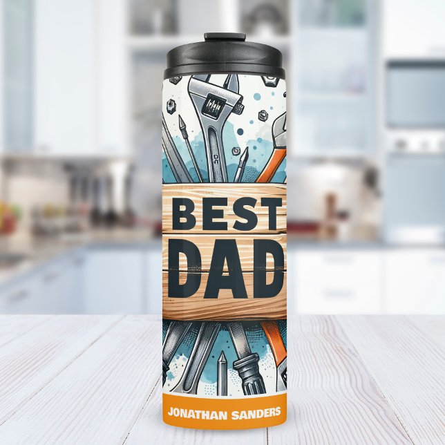 Garrafa Térmica Best Dad - Tool Design for Handy Dads  (Criador carregado)