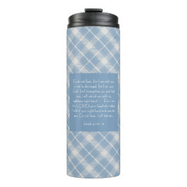 Garrafa Térmica Bíblia Personalizável Verse Isaiah 41:10, 13