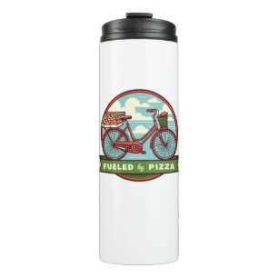 Garrafa Térmica Bicicleta Alimentada por Pizza