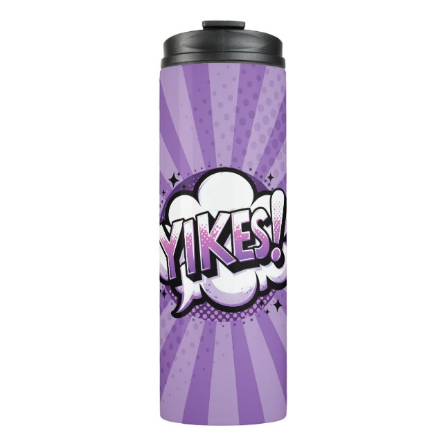 Garrafa Térmica Bicicleta Arte YIKES! (Frente)