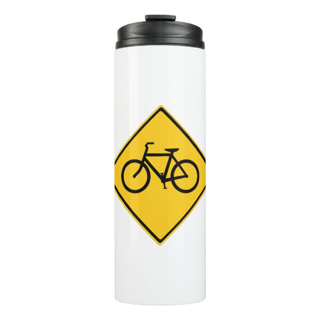 Garrafa Térmica Bicicleta de Sinal de Estrada (Frente)