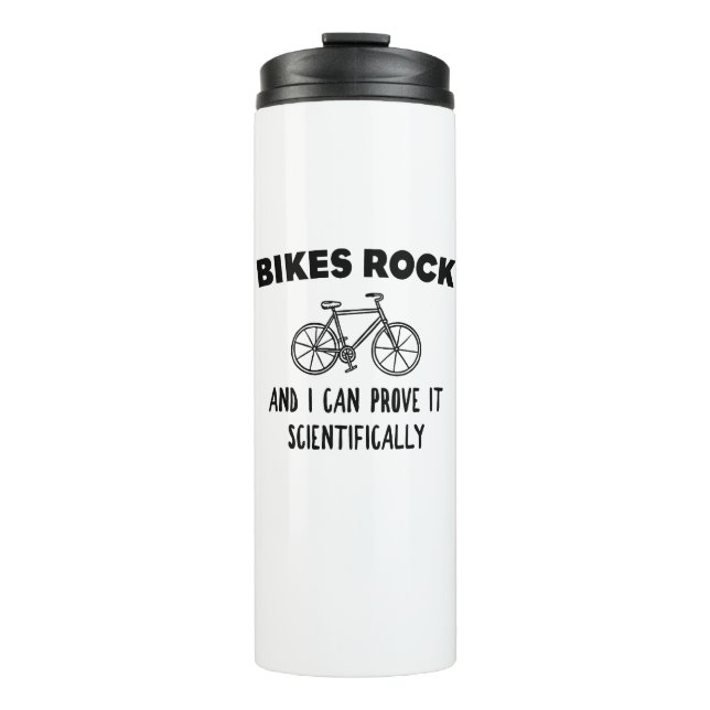 Garrafa Térmica Bicicletas são demais e eu posso provar cientifica (Frente)