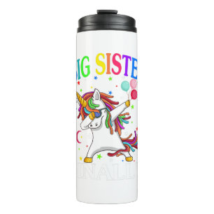 Garrafa Térmica Big Sister Finalmente Camisa Unicórnio - Camisa U