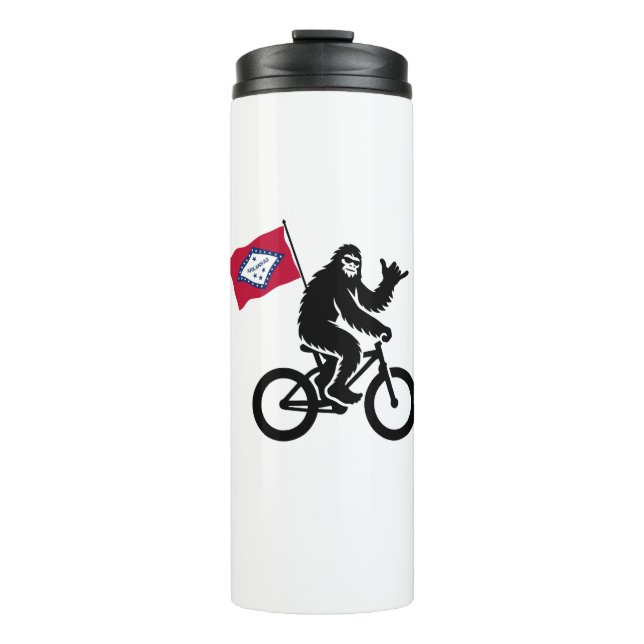 Garrafa Térmica Bigfoot Cycling Arkansas Flag (Frente)