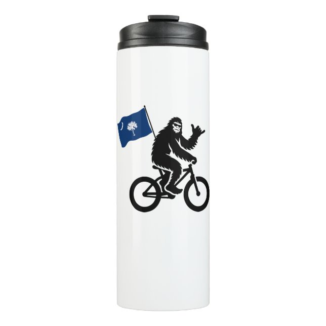 Garrafa Térmica Bigfoot Cycling South Carolina Flag (Frente)