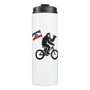 Garrafa Térmica Bigfoot Cycling Utah Flag