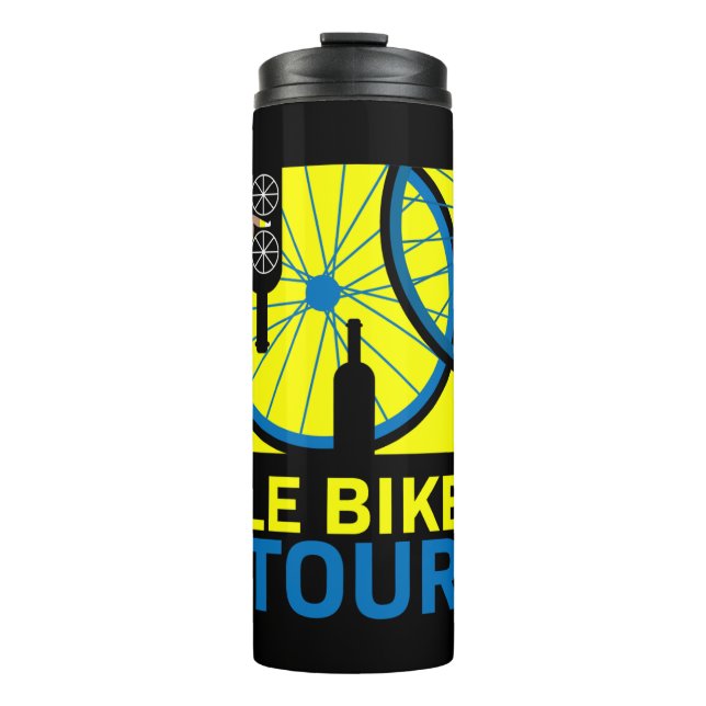 Garrafa Térmica Bike Tour Art (Frente)