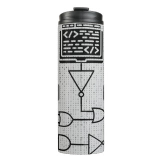 Garrafa Térmica Binary Code Thermal Tumbler – Modern Tech Design