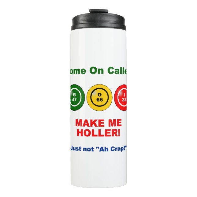 Garrafa Térmica Bingo! Vamos ligar (Frente)