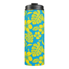 GARRAFA TÉRMICA BIQUÍNI ROSA (AZUL/AMARELO)