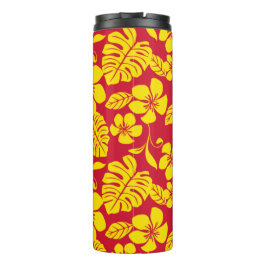 GARRAFA TÉRMICA BIQUÍNI ROSA (VERMELHO/DOURADO)