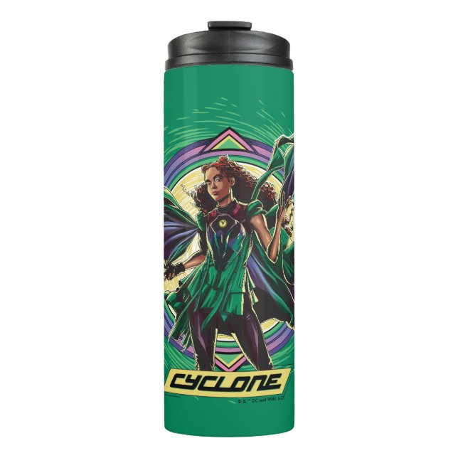 Garrafa Térmica Black Adam | Cyclone Character Graphic (Frente)