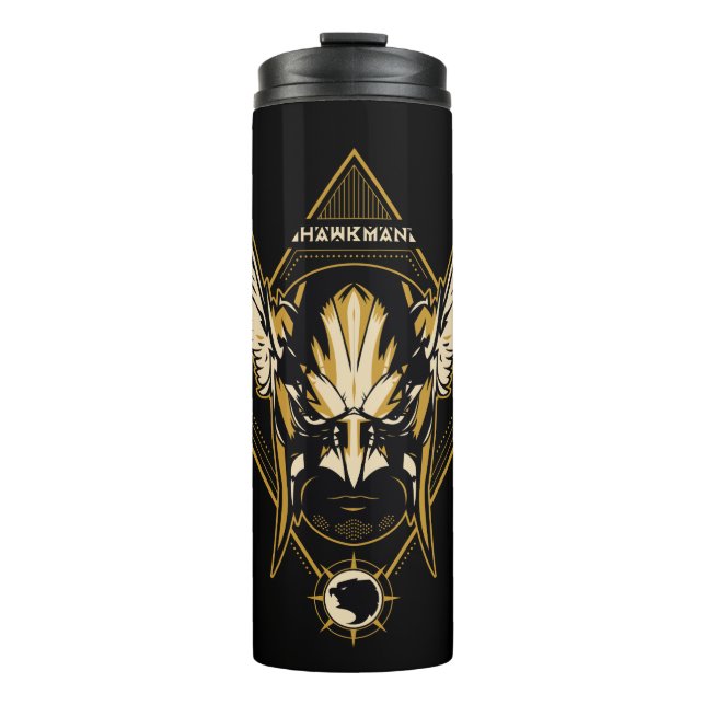 Garrafa Térmica Black Adam | Hawkman Helmet Graphic (Frente)