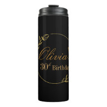 Black and Gold Personalized