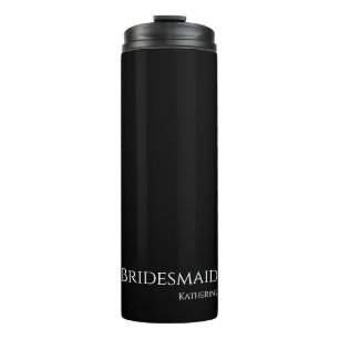 Garrafa Térmica Black and White-Bridesmaid-