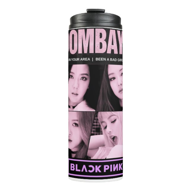 Garrafa Térmica BlackPink BoomBayah (Frente)