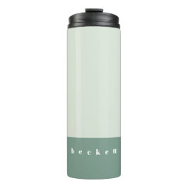 Garrafa Térmica Bloco de cores da memória