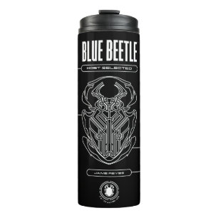 Garrafa Térmica Blue Beetle Scarab Tech Graphic