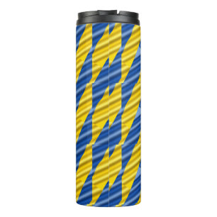 Garrafa Térmica Blue e Yellow Ucrânia inspiraram Sem guerra de paz