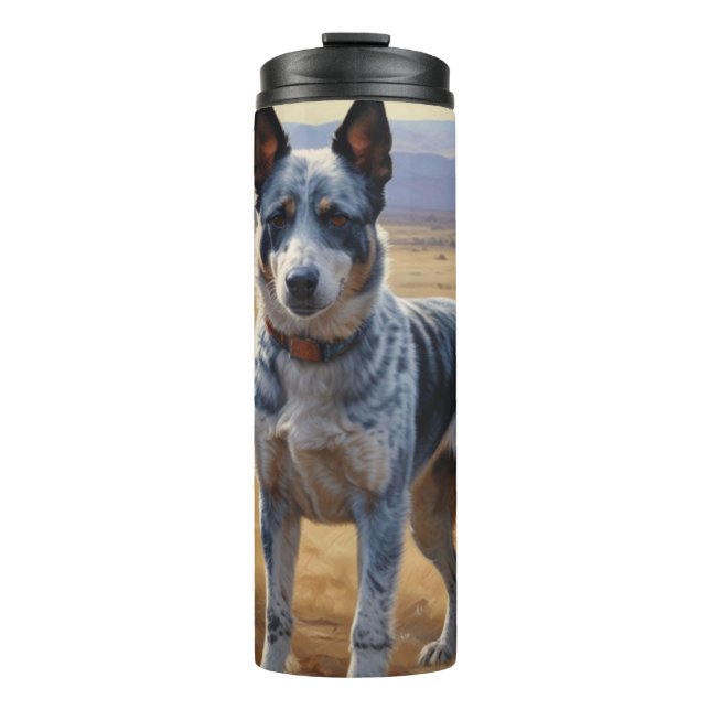 Garrafa Térmica Blue Heeler (Frente)