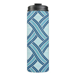 Garrafa Térmica Blue Lines Pattern