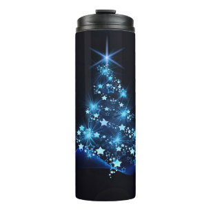 Garrafa Térmica Blue Shine of Stars no Natal Dark
